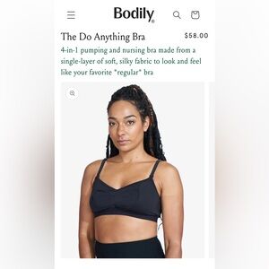 Bodily Do Anything Bra Nursing and Pumping size L